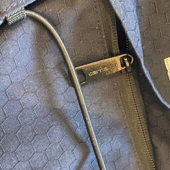 Carhartt WIP Leon Backpack Black  Streetwear Casual Everyday Bag preowned - Picture 4 of 13